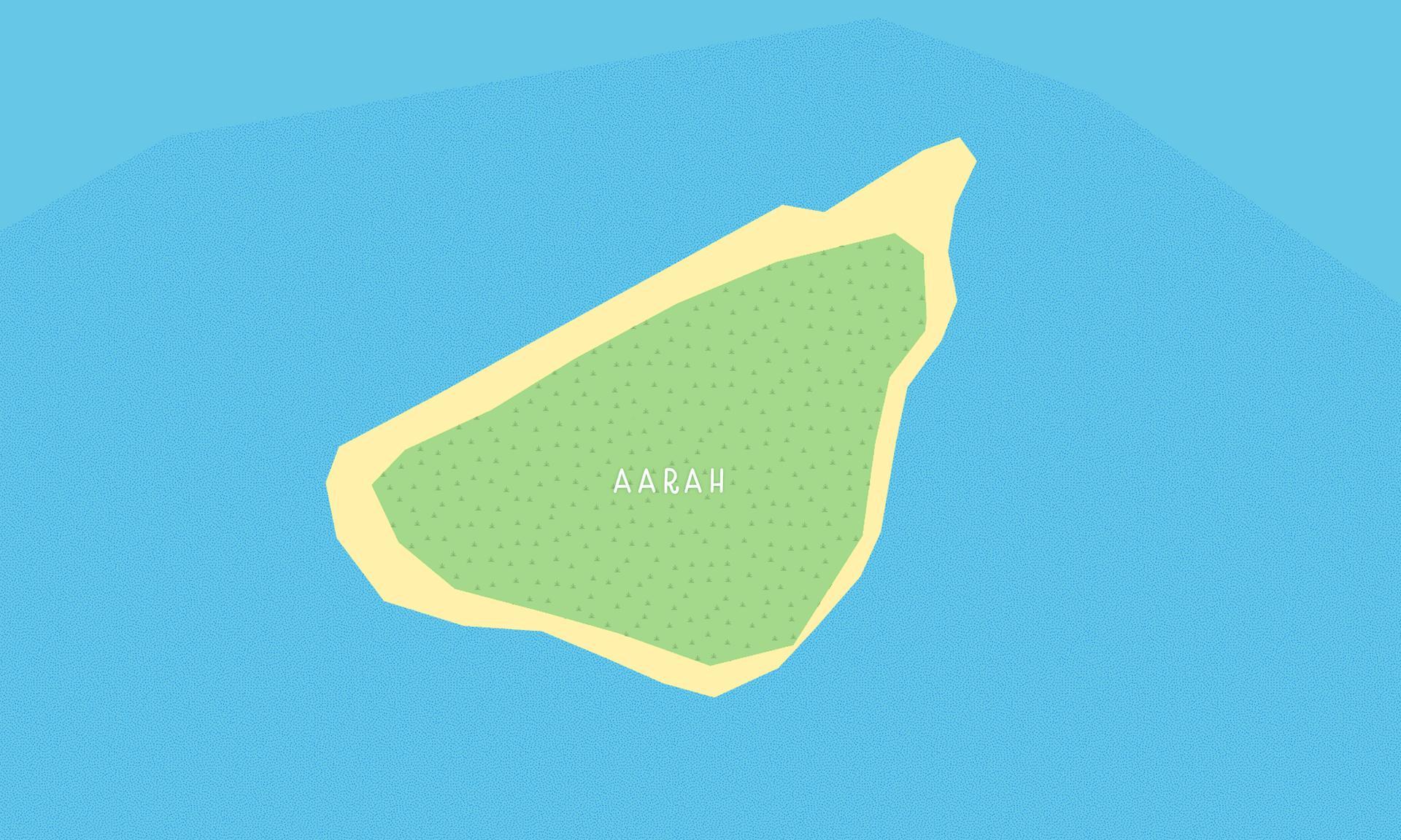 Map of the island