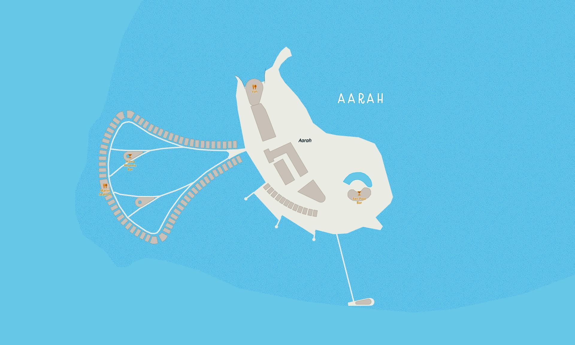 Map of the island