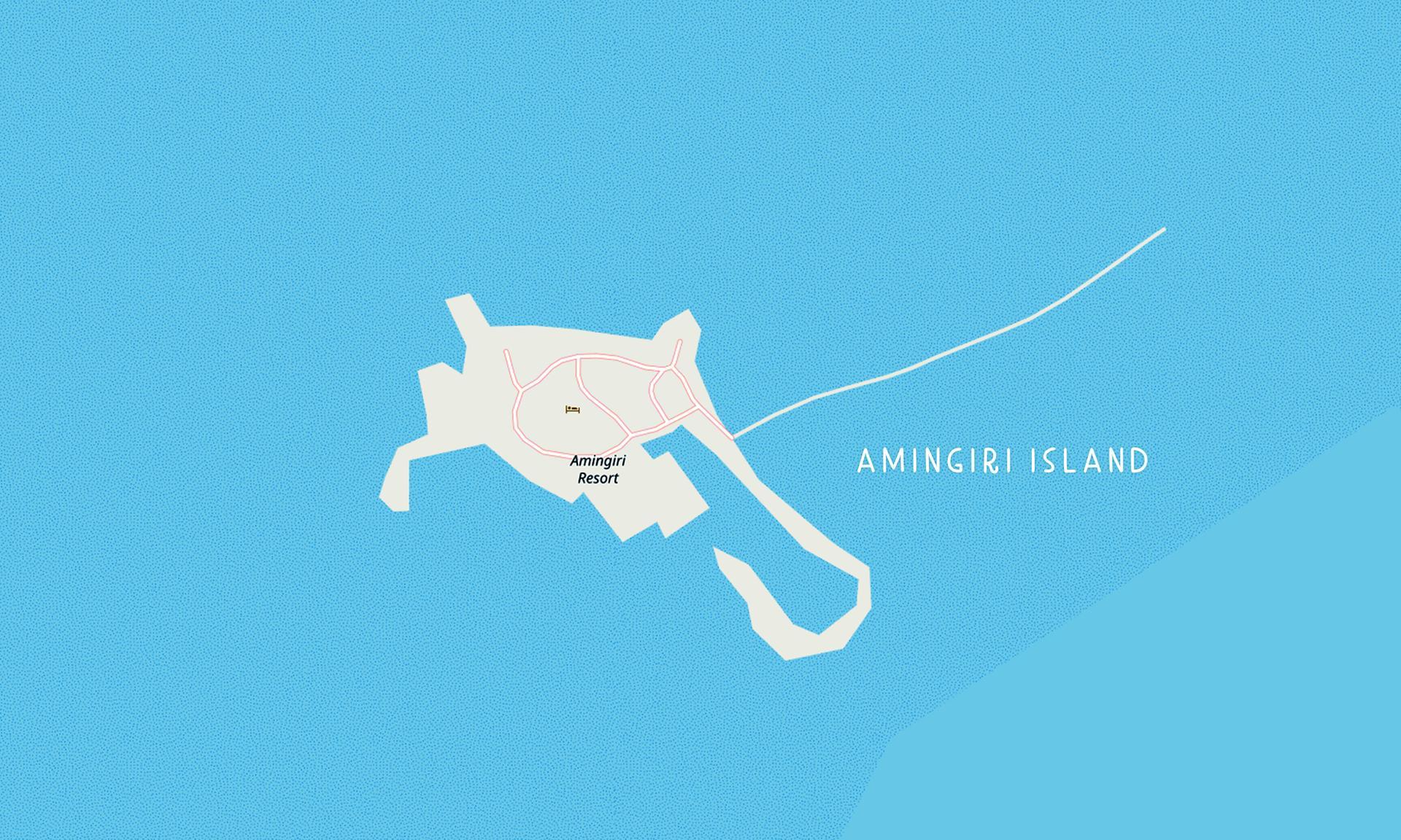 Map of the island