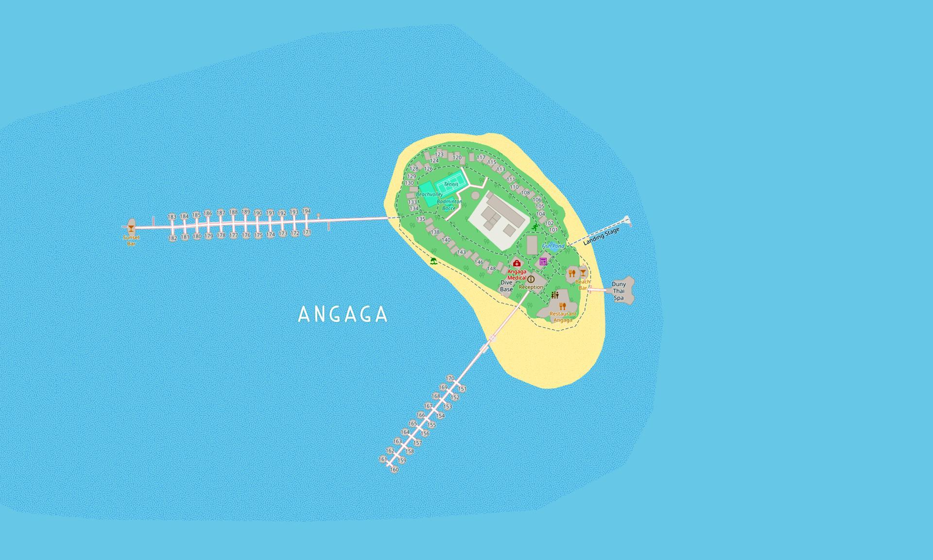 Map of the island