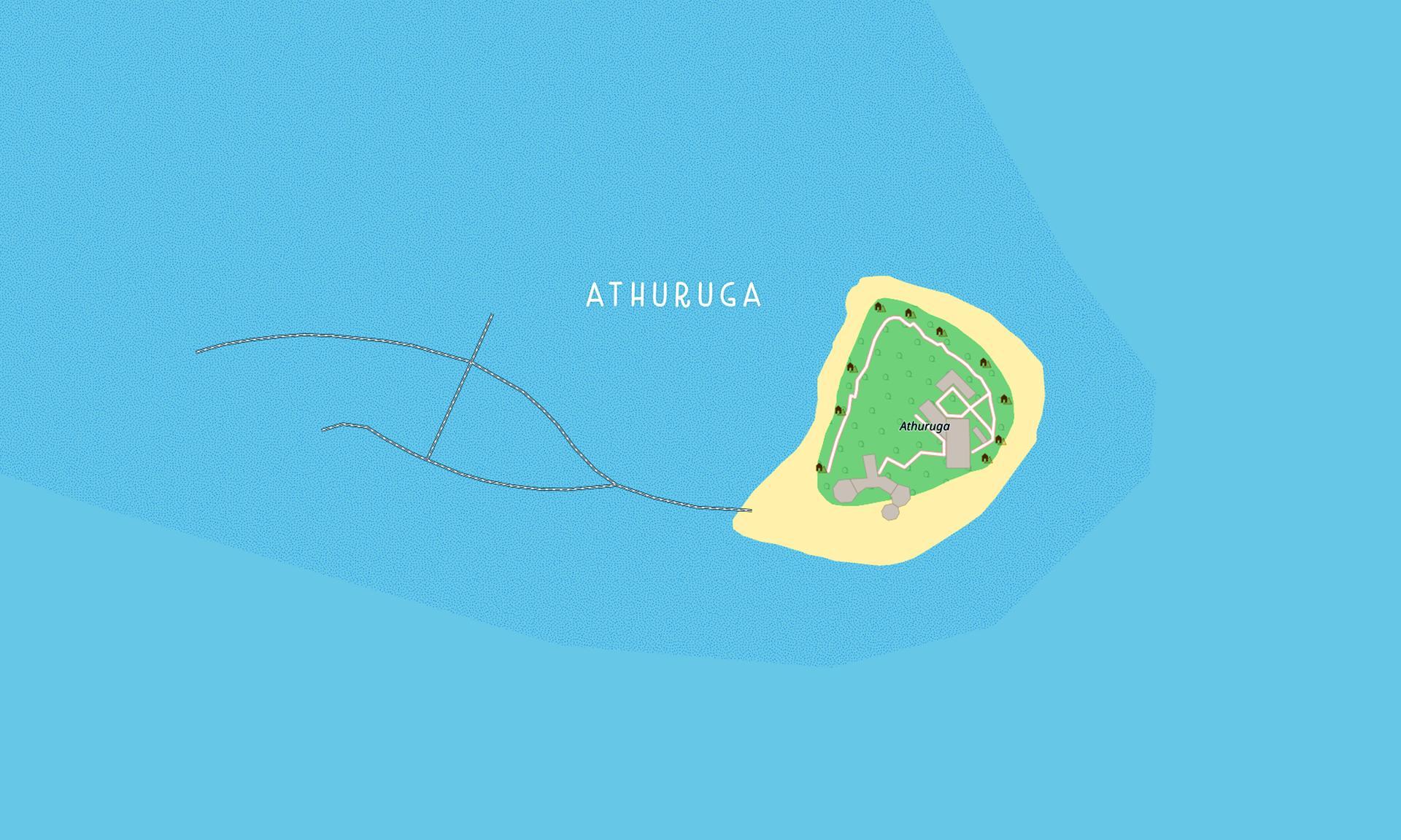 Map of the island