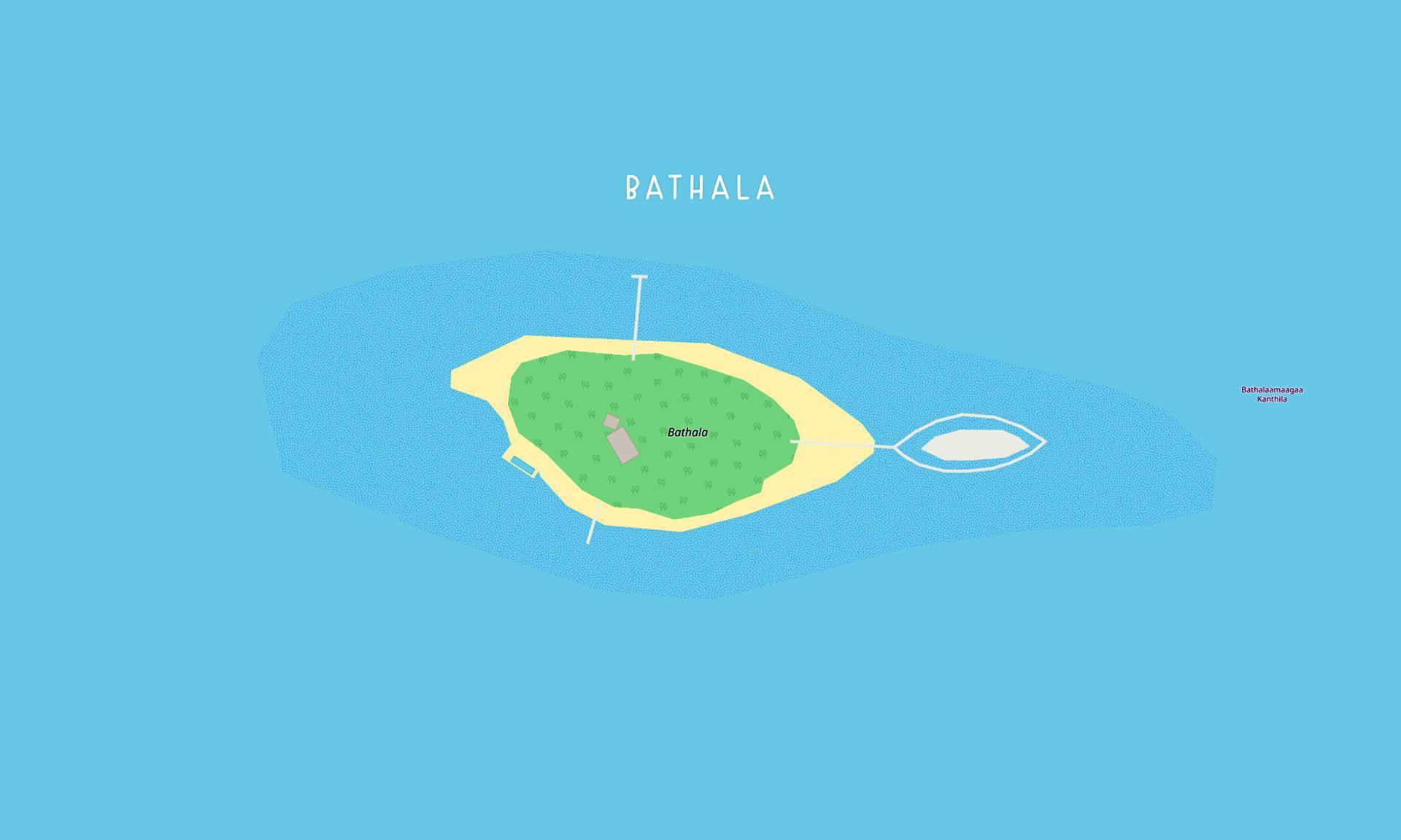 Map of the island