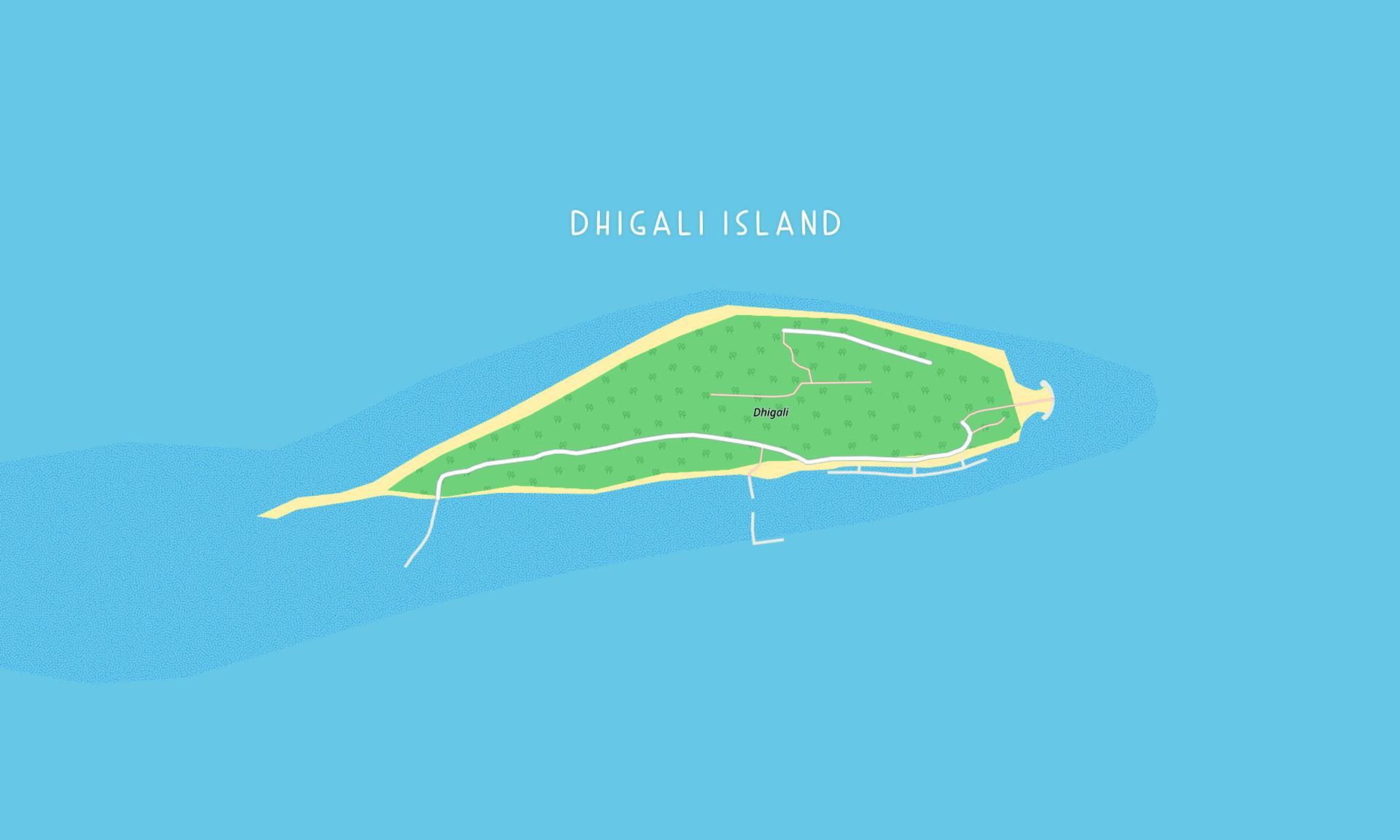 Map of the island