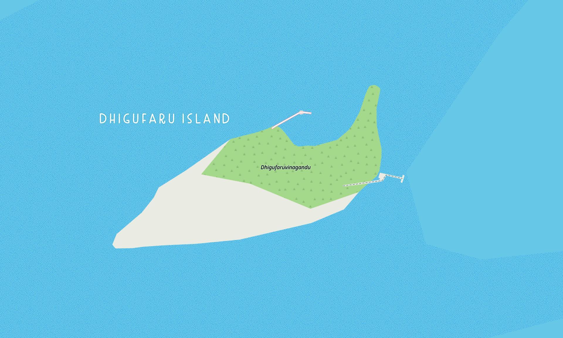 Map of the island