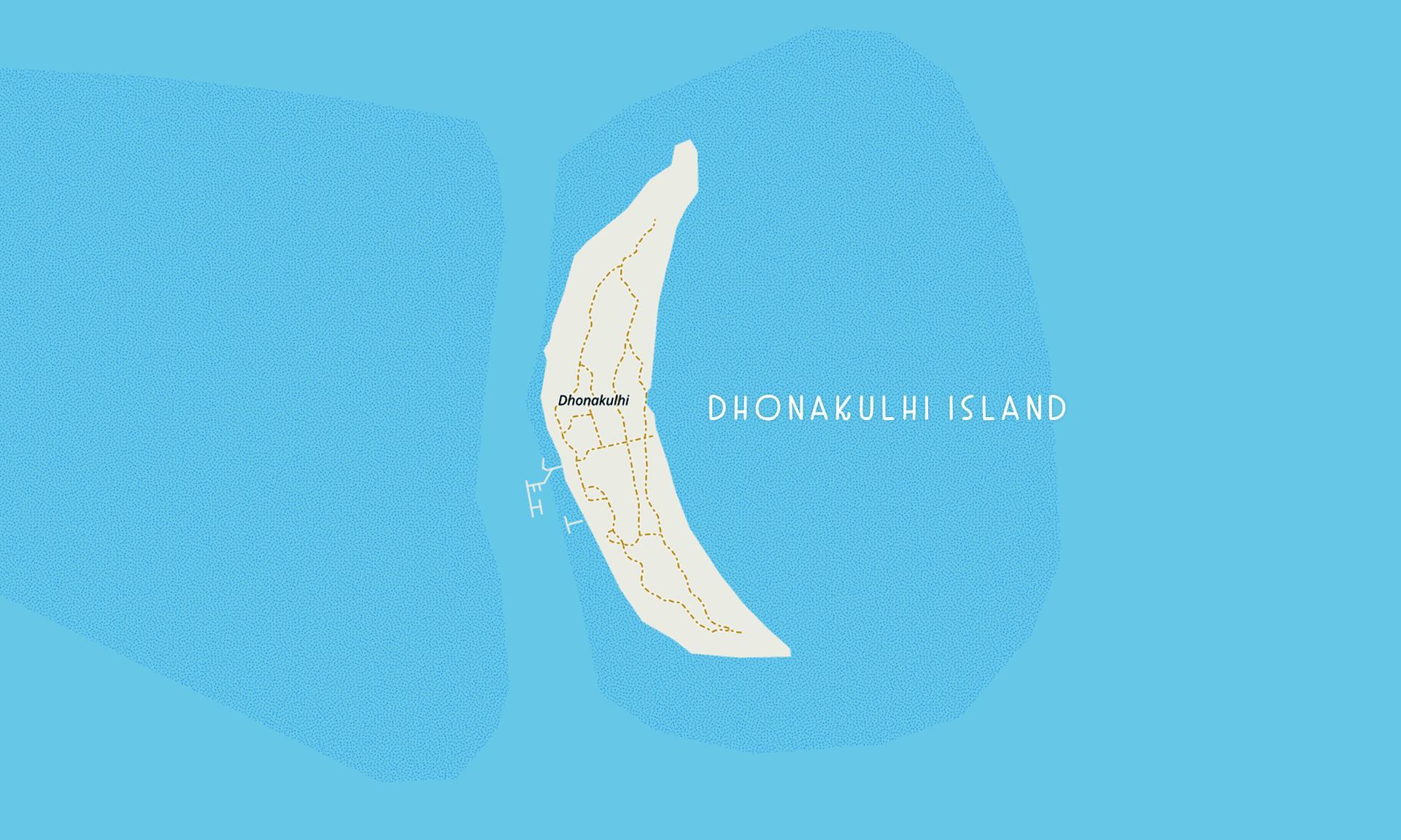 Map of the island