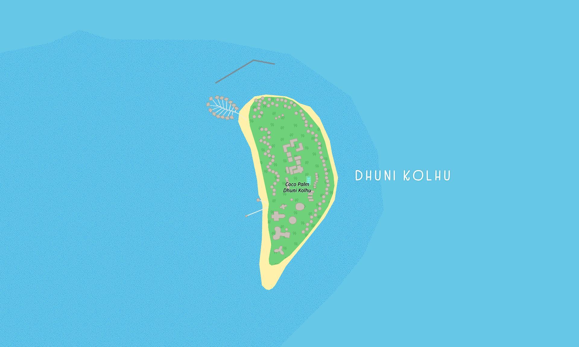 Map of the island