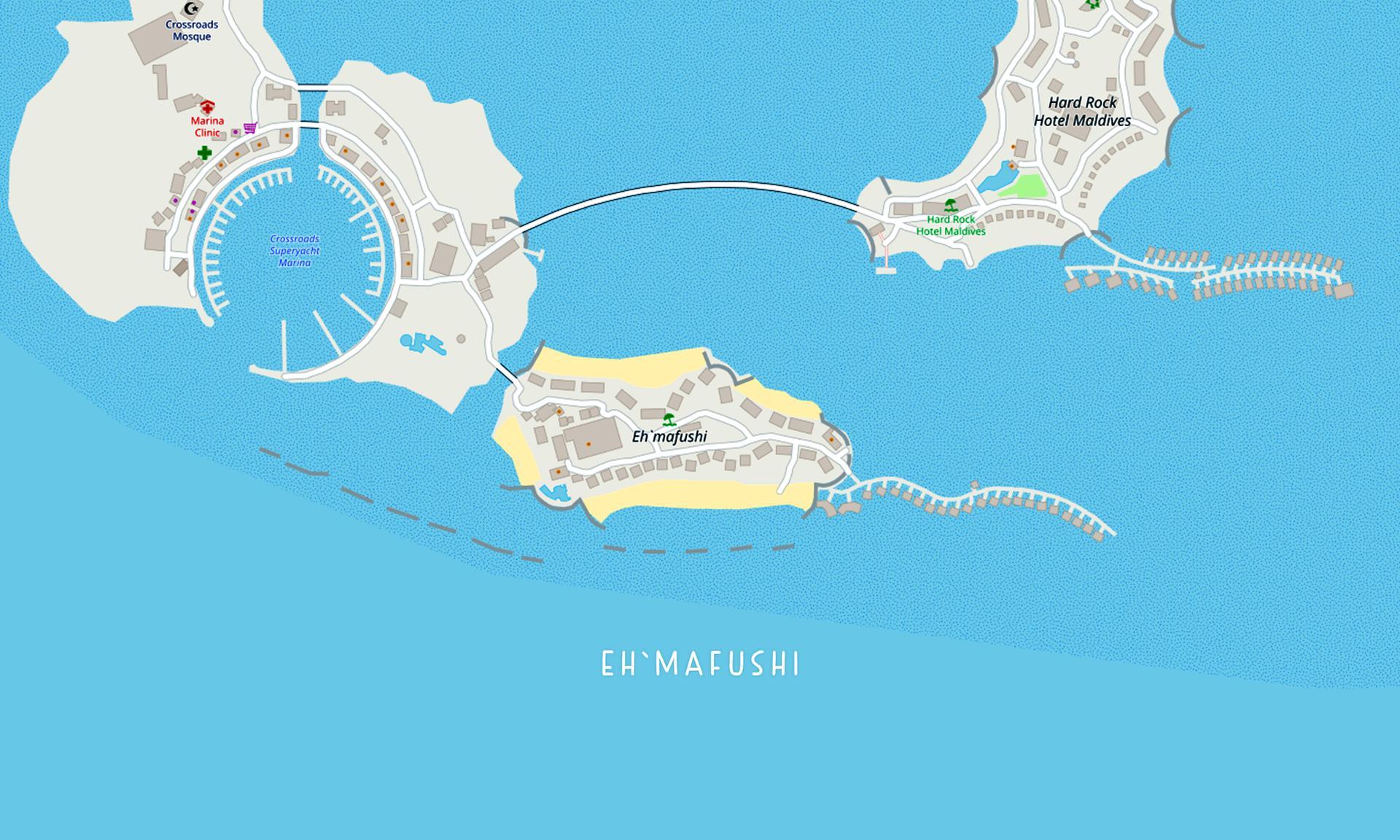 Map of the island