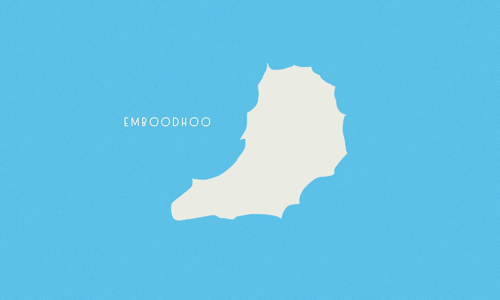 Map of the island