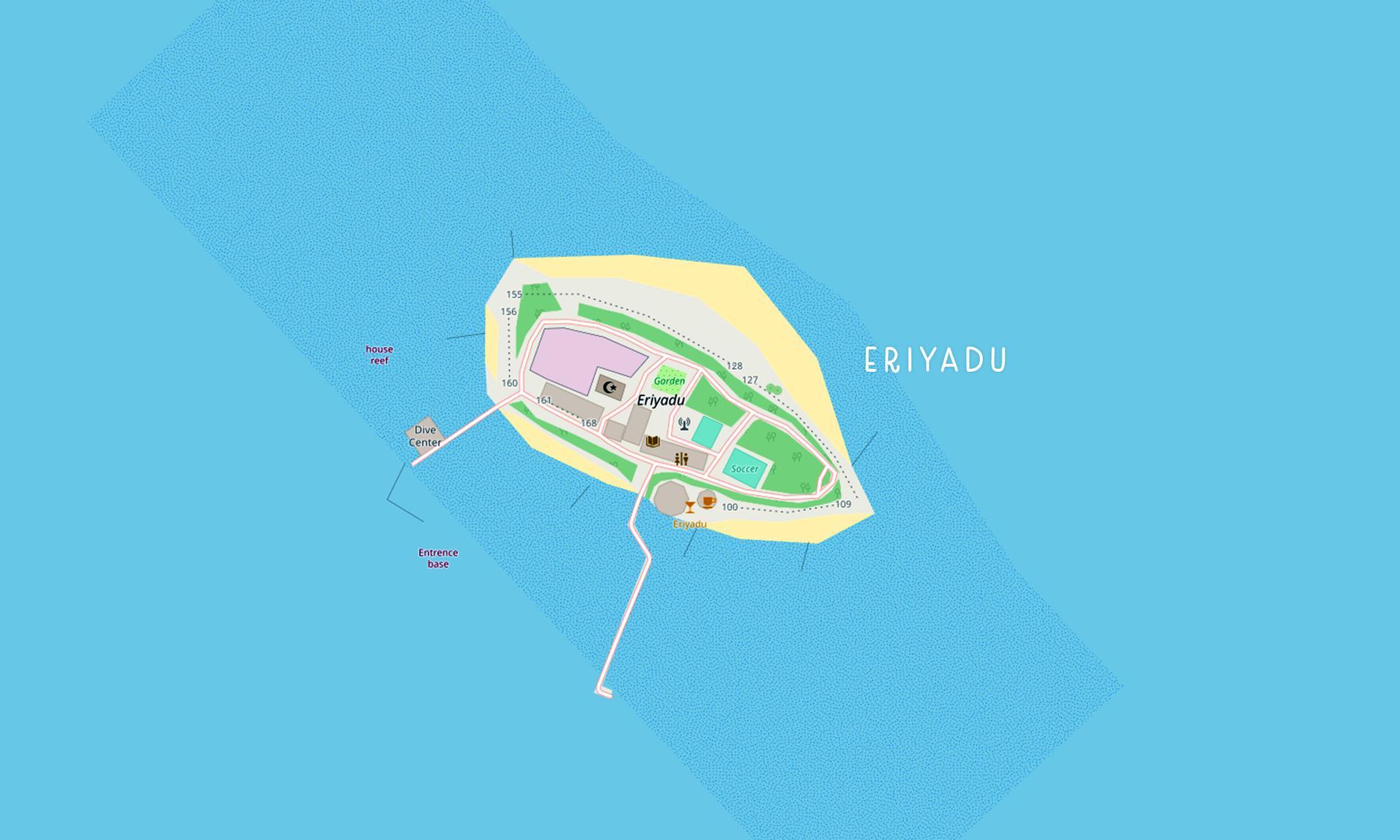 Map of the island
