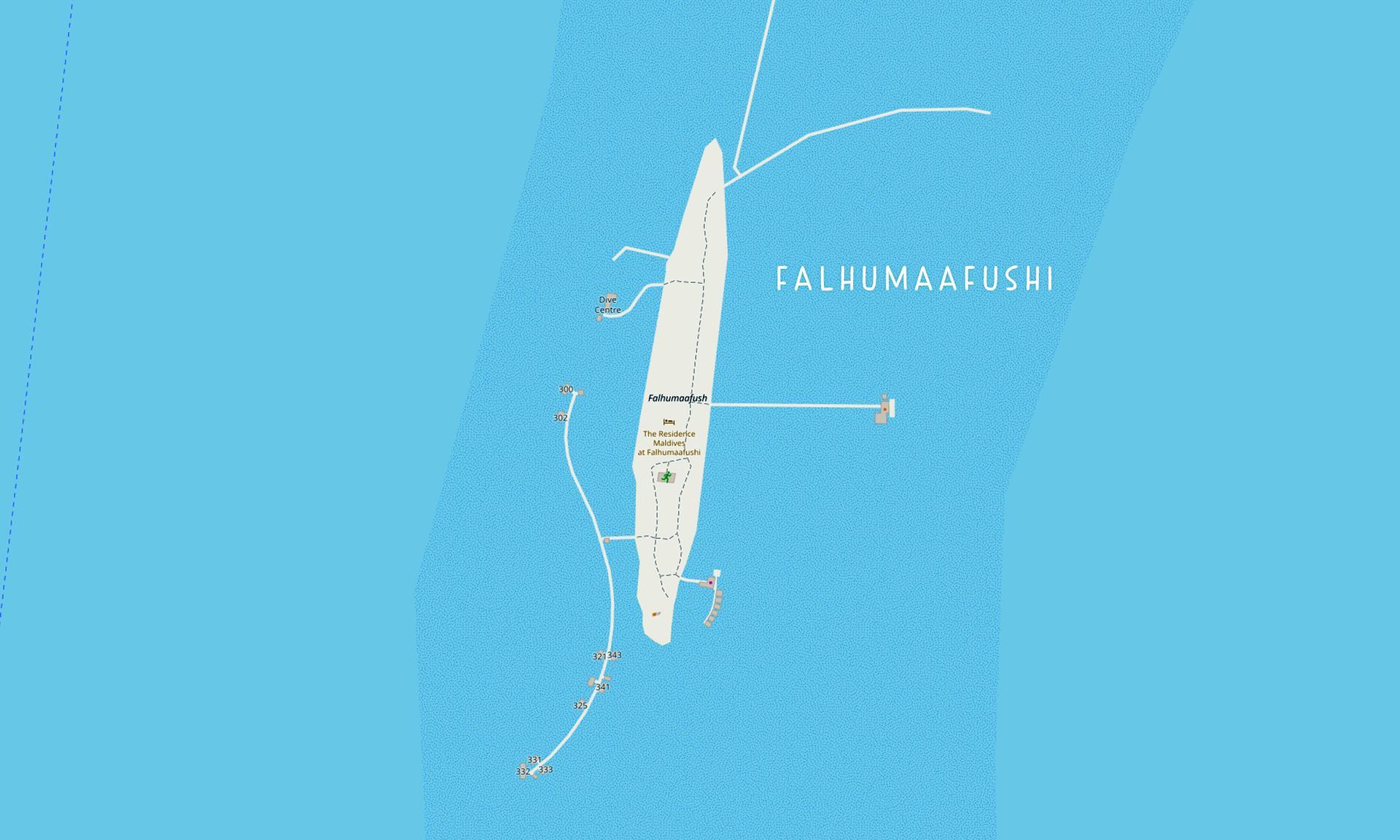 Map of the island