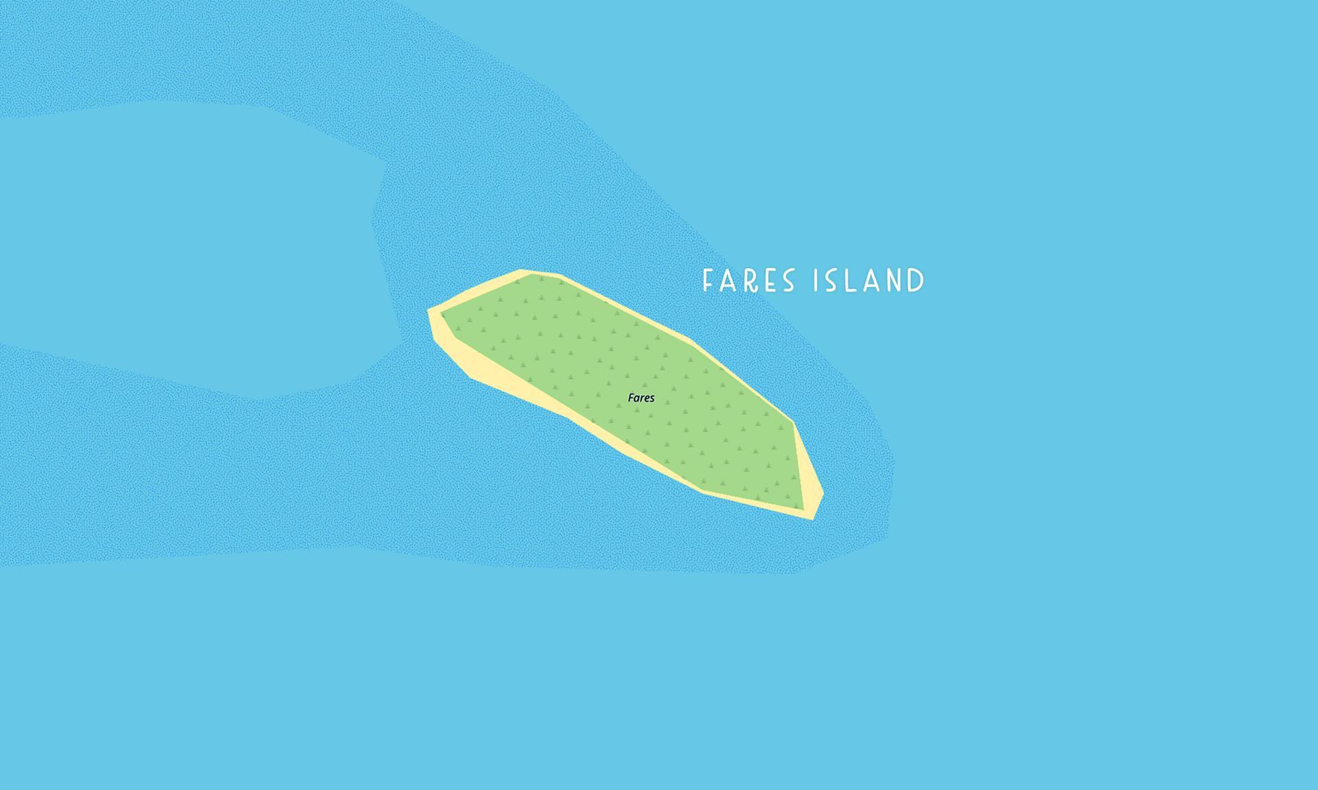 Map of the island