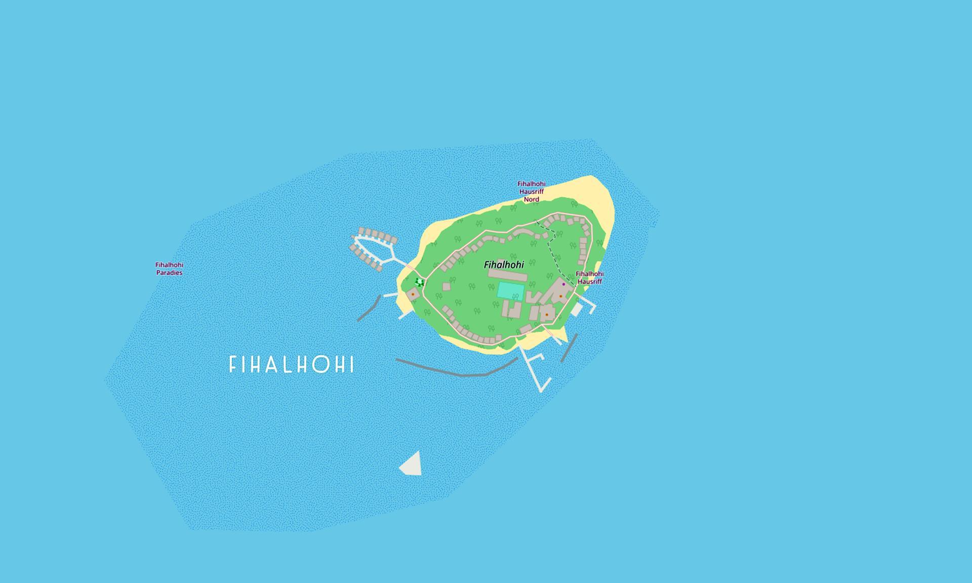 Map of the island