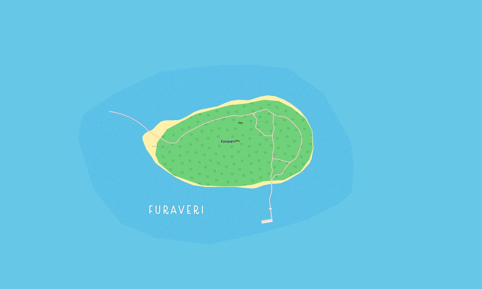Map of the island