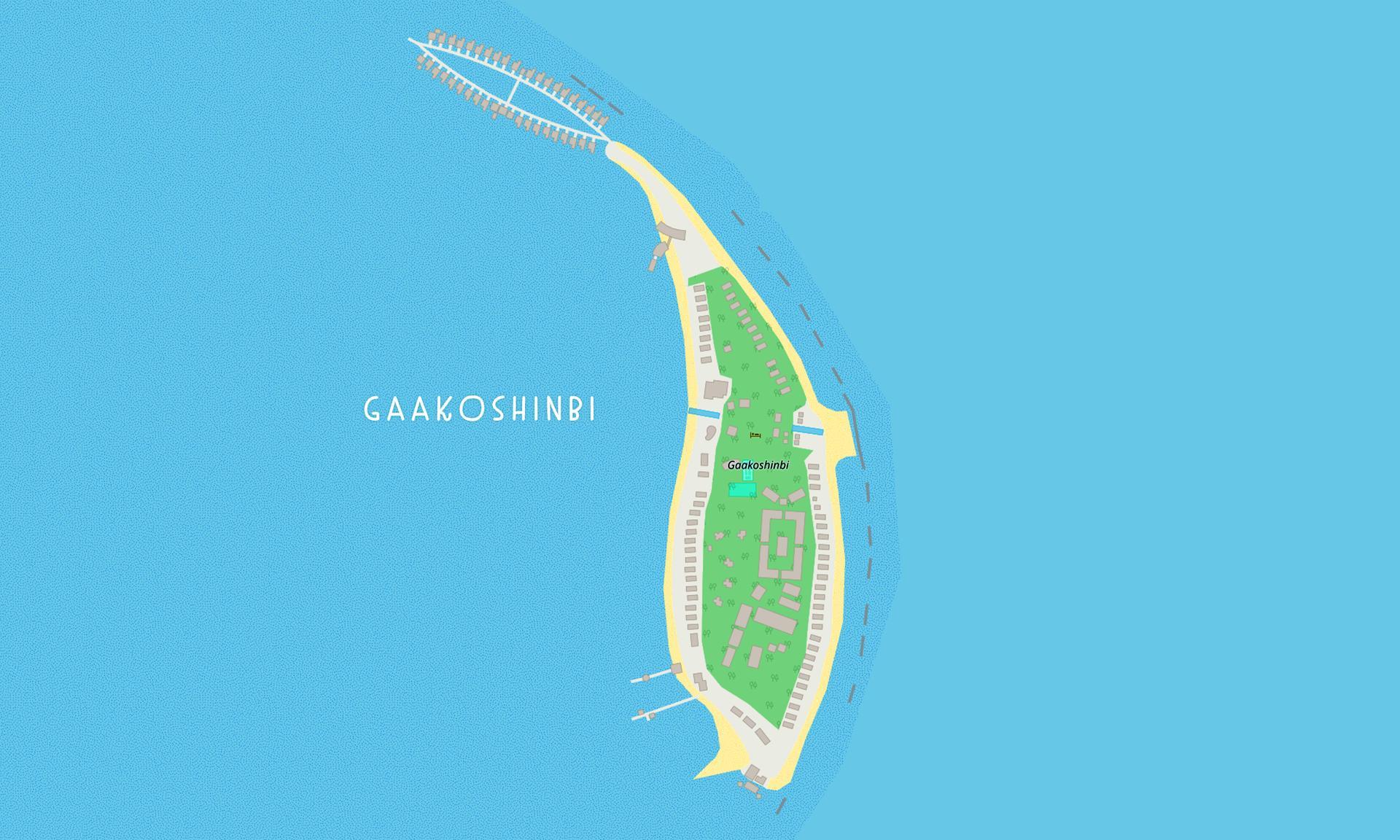 Map of the island