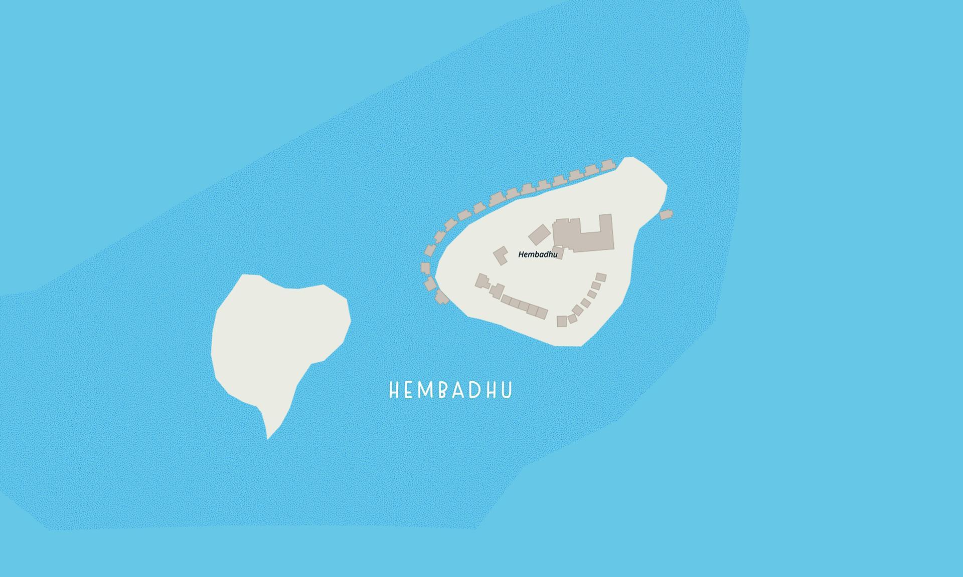 Map of the island