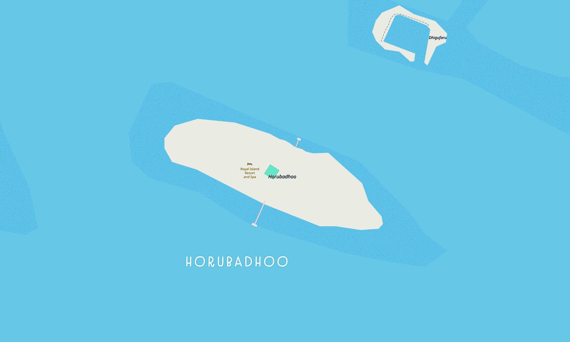 Map of the island
