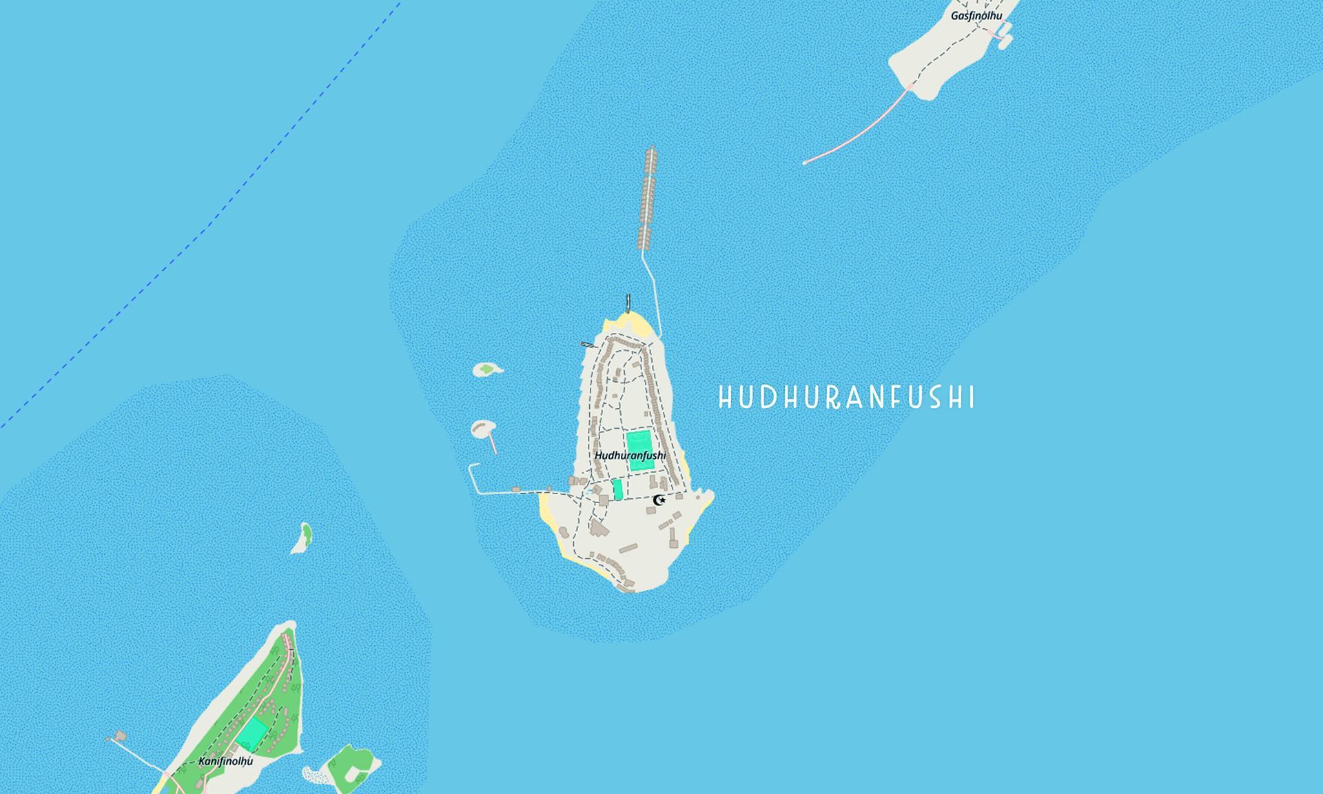 Map of the island