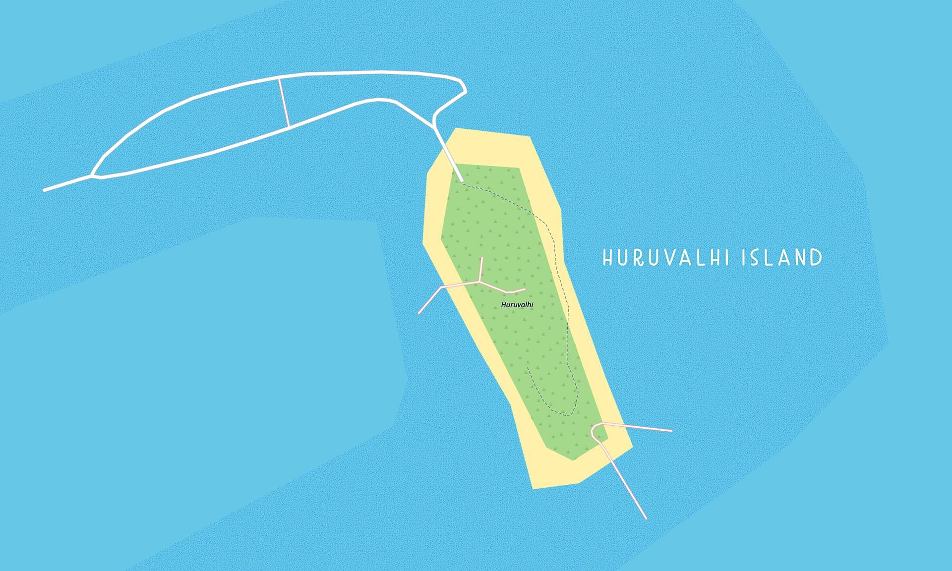 Map of the island