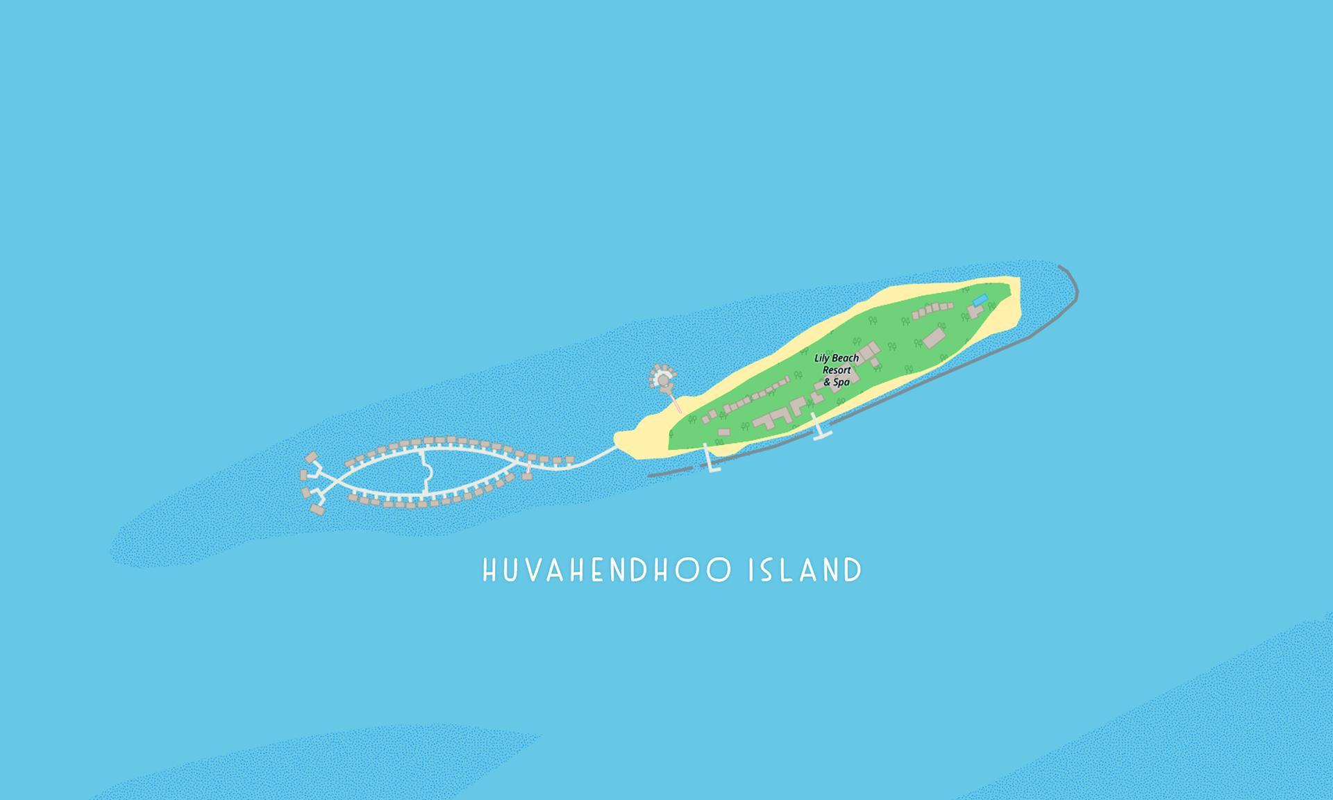 Map of the island