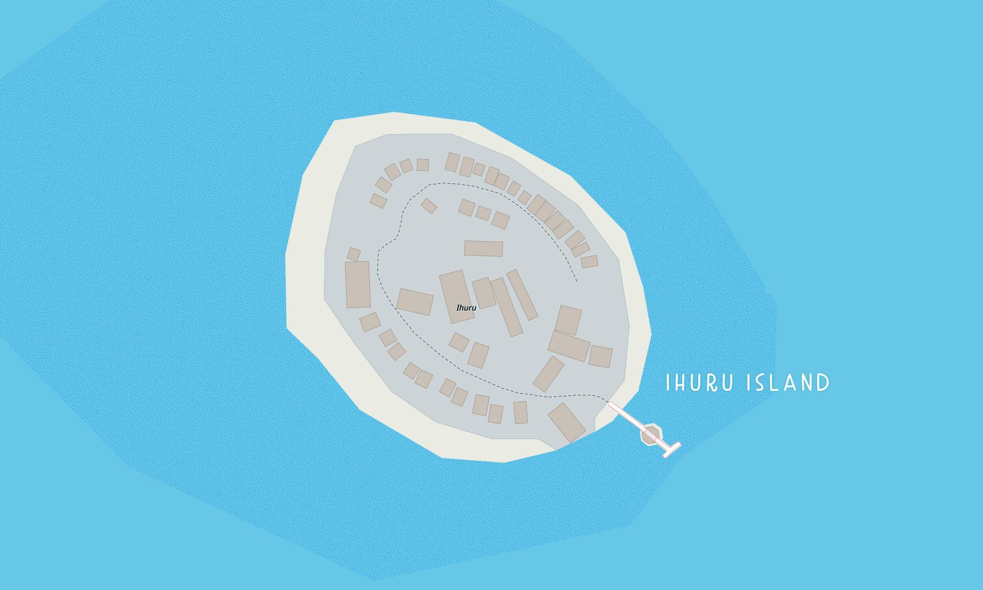 Map of the island