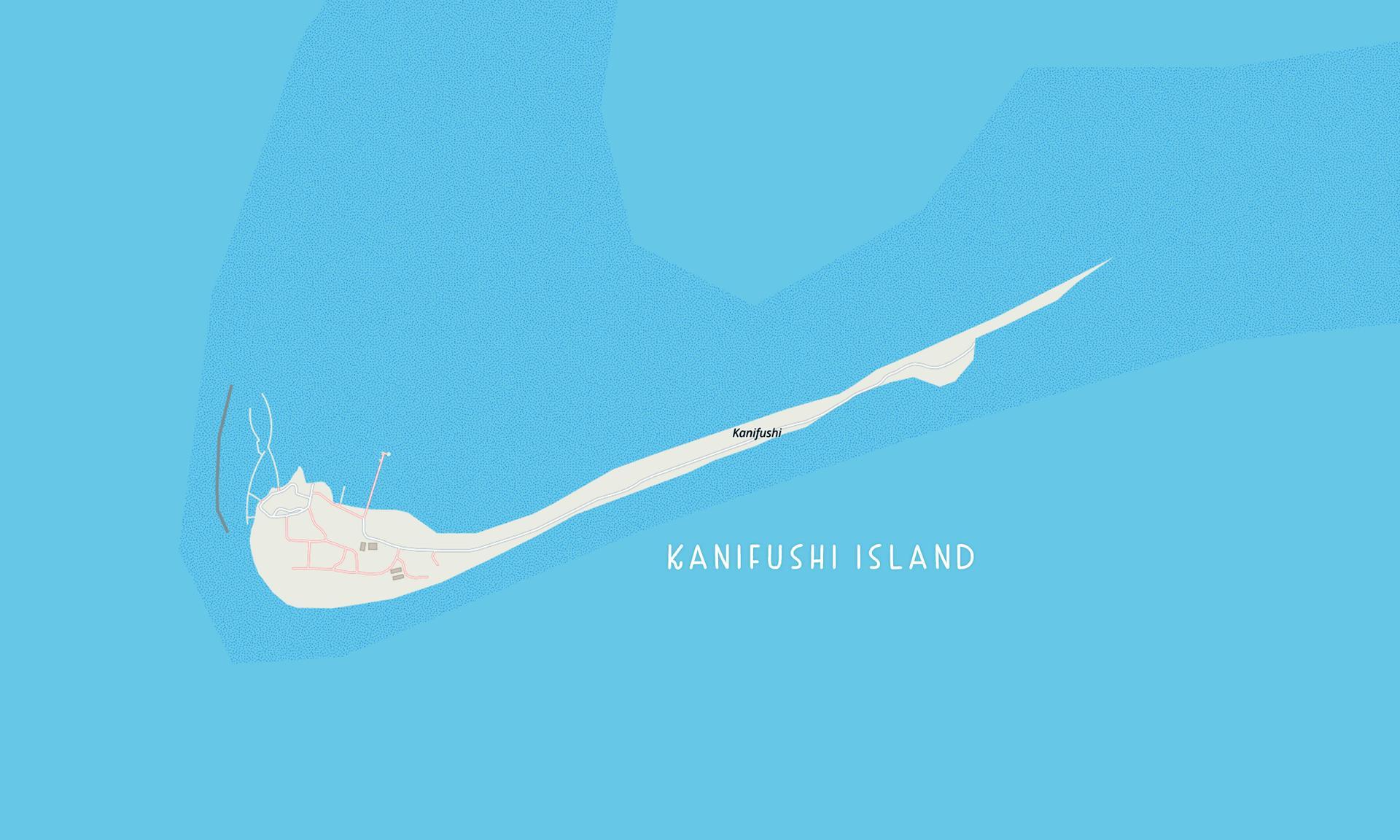 Map of the island