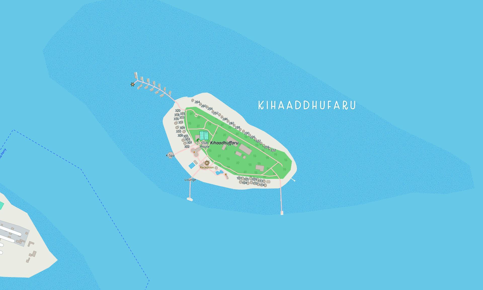 Map of the island