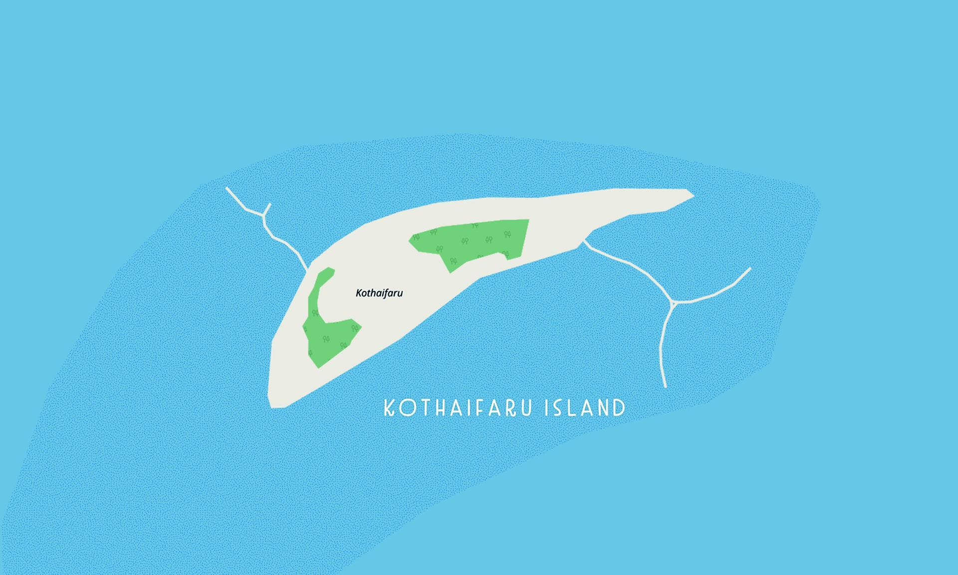 Map of the island