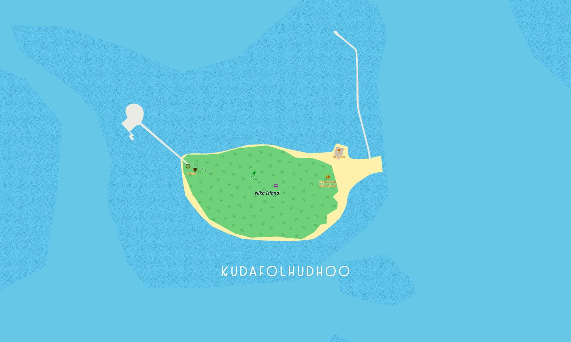 Map of the island