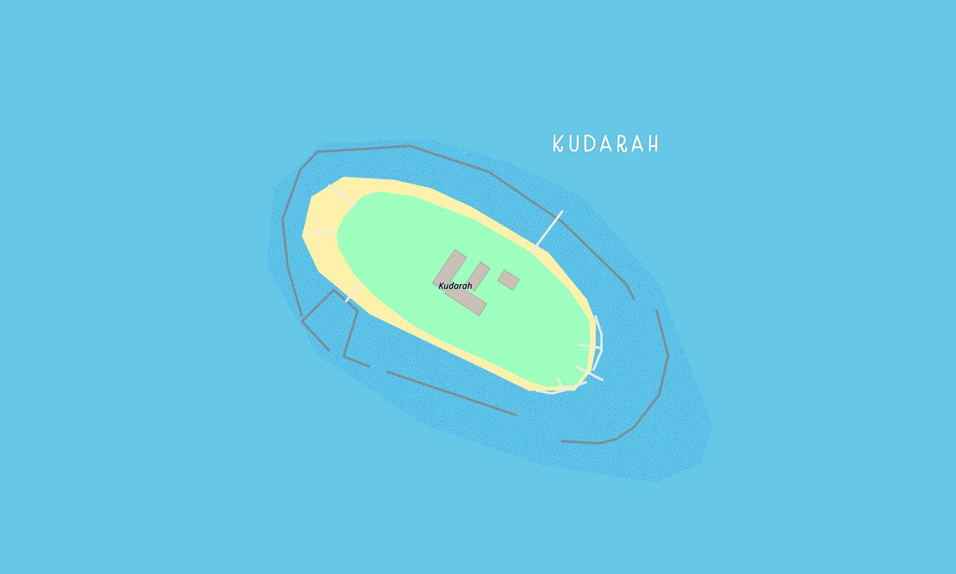 Map of the island