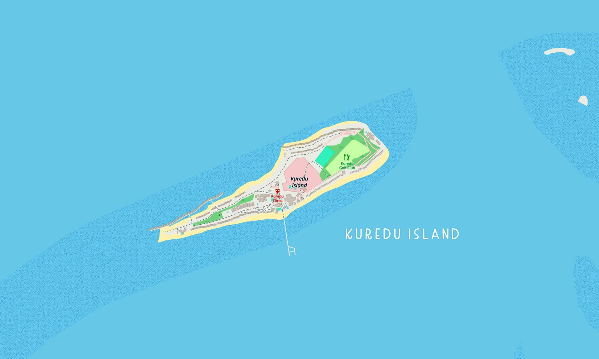 Map of the island