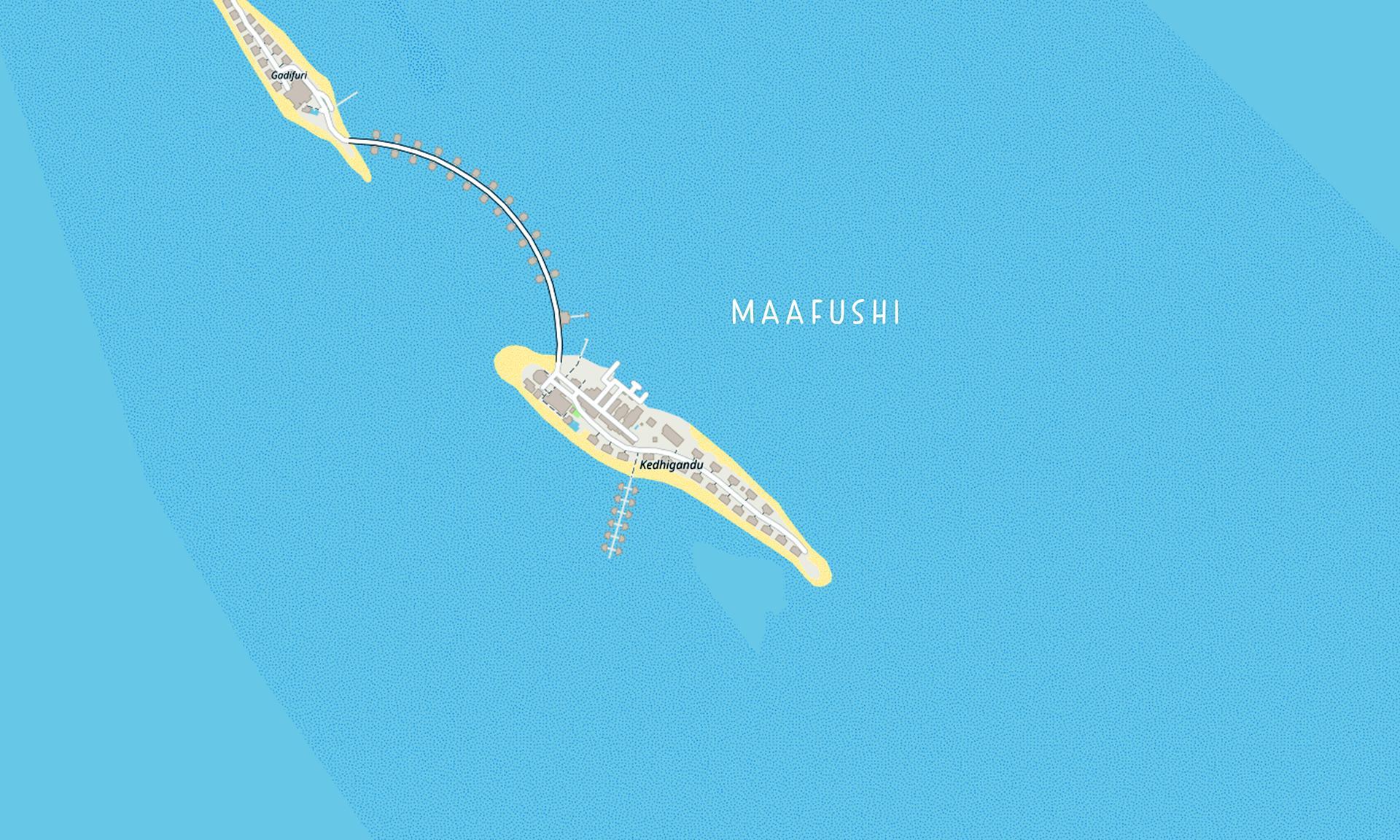 Map of the island