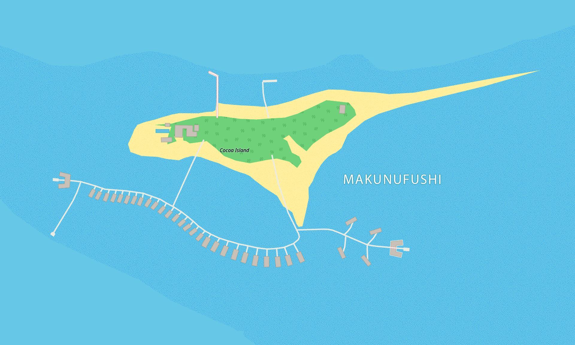 Map of the island