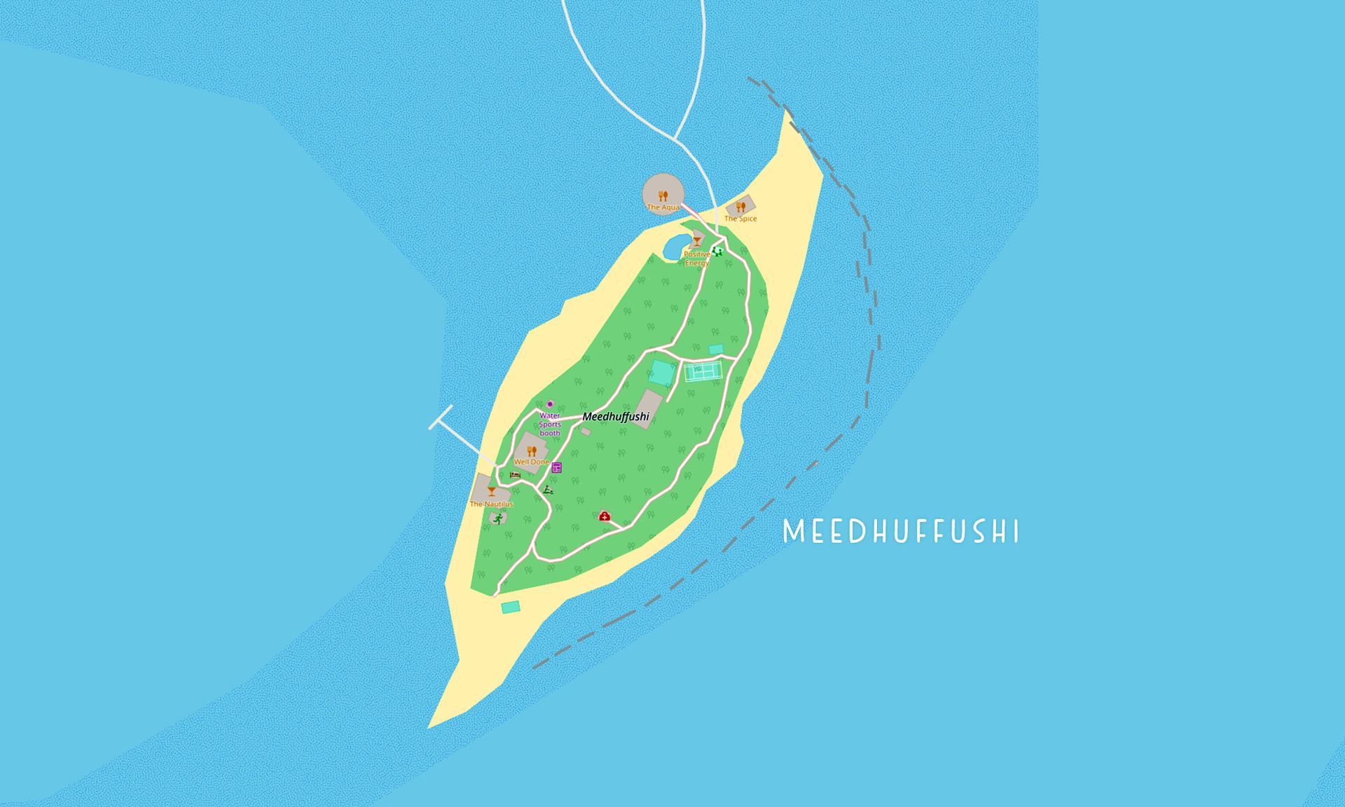 Map of the island