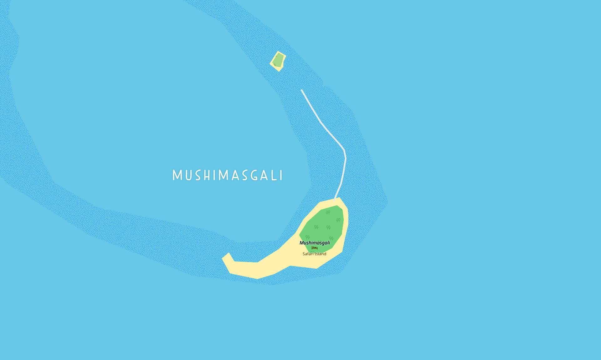 Map of the island
