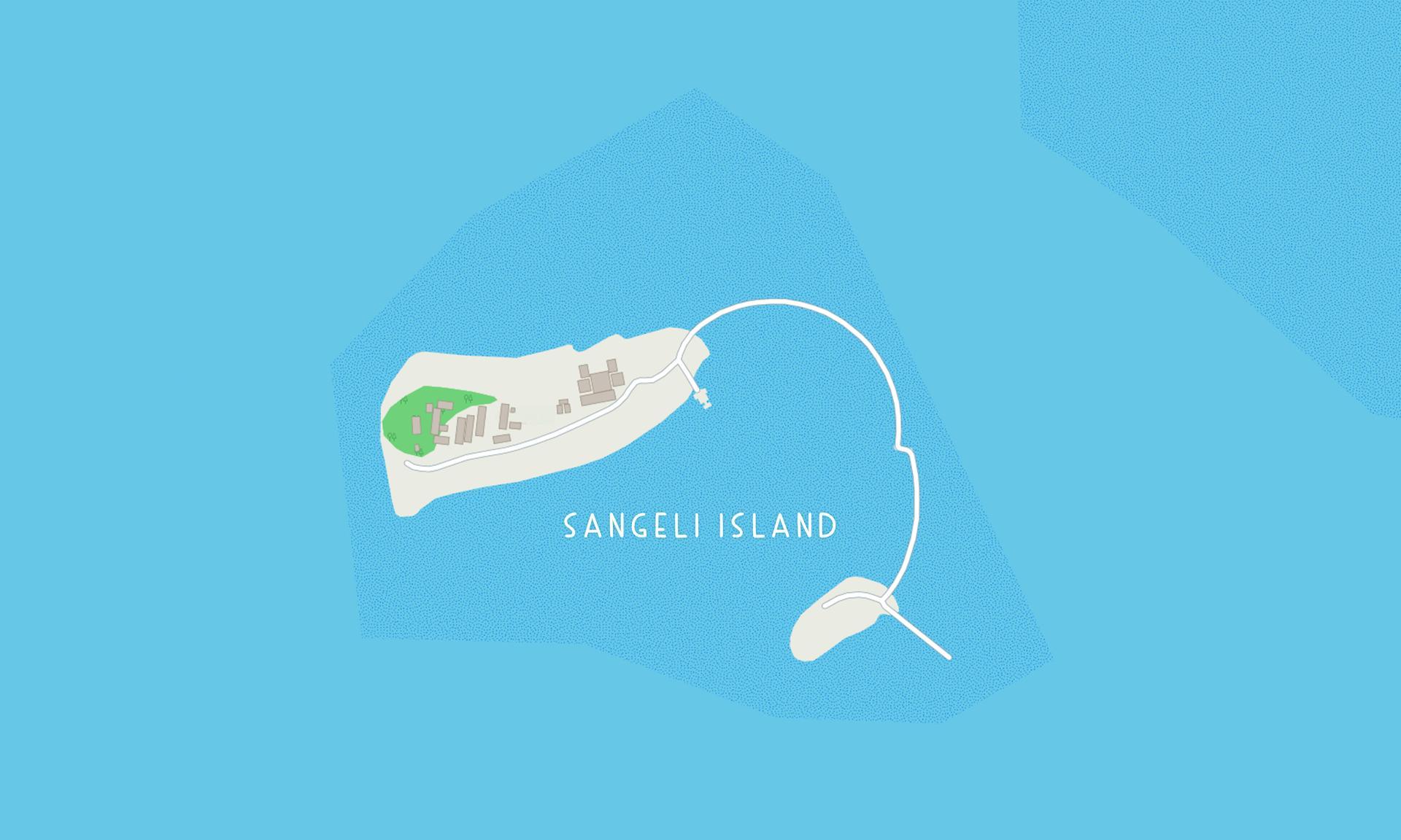 Map of the island