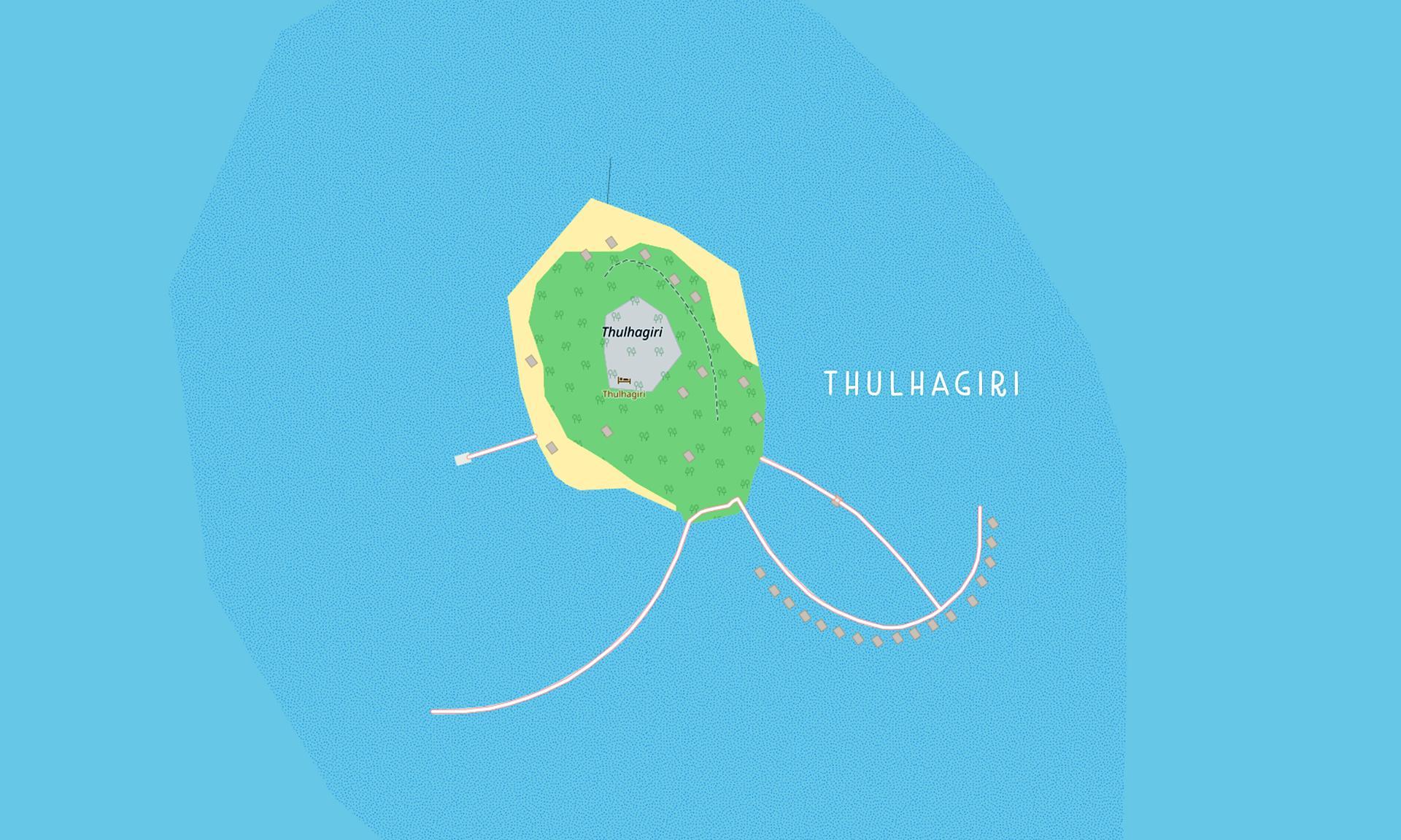 Map of the island