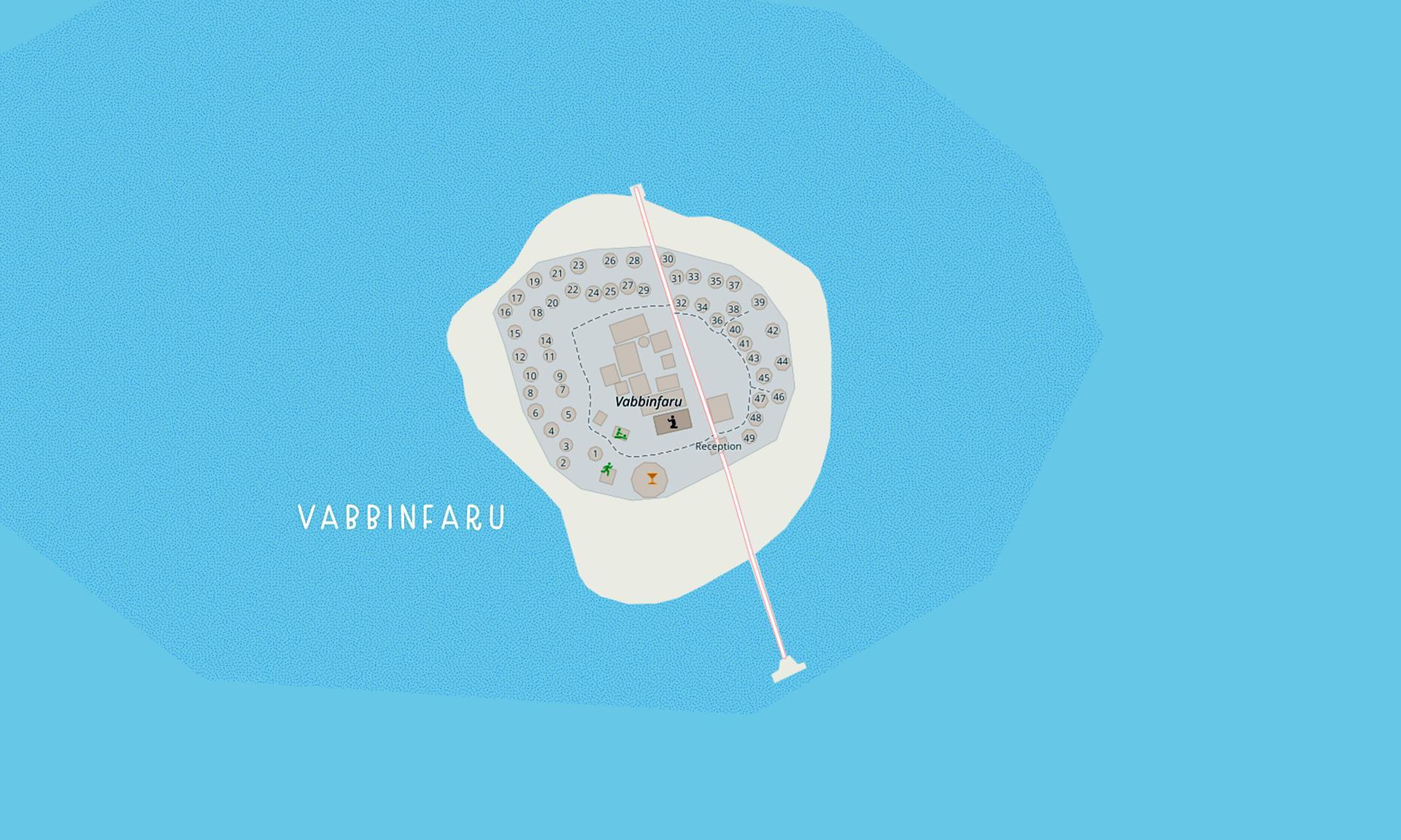 Map of the island
