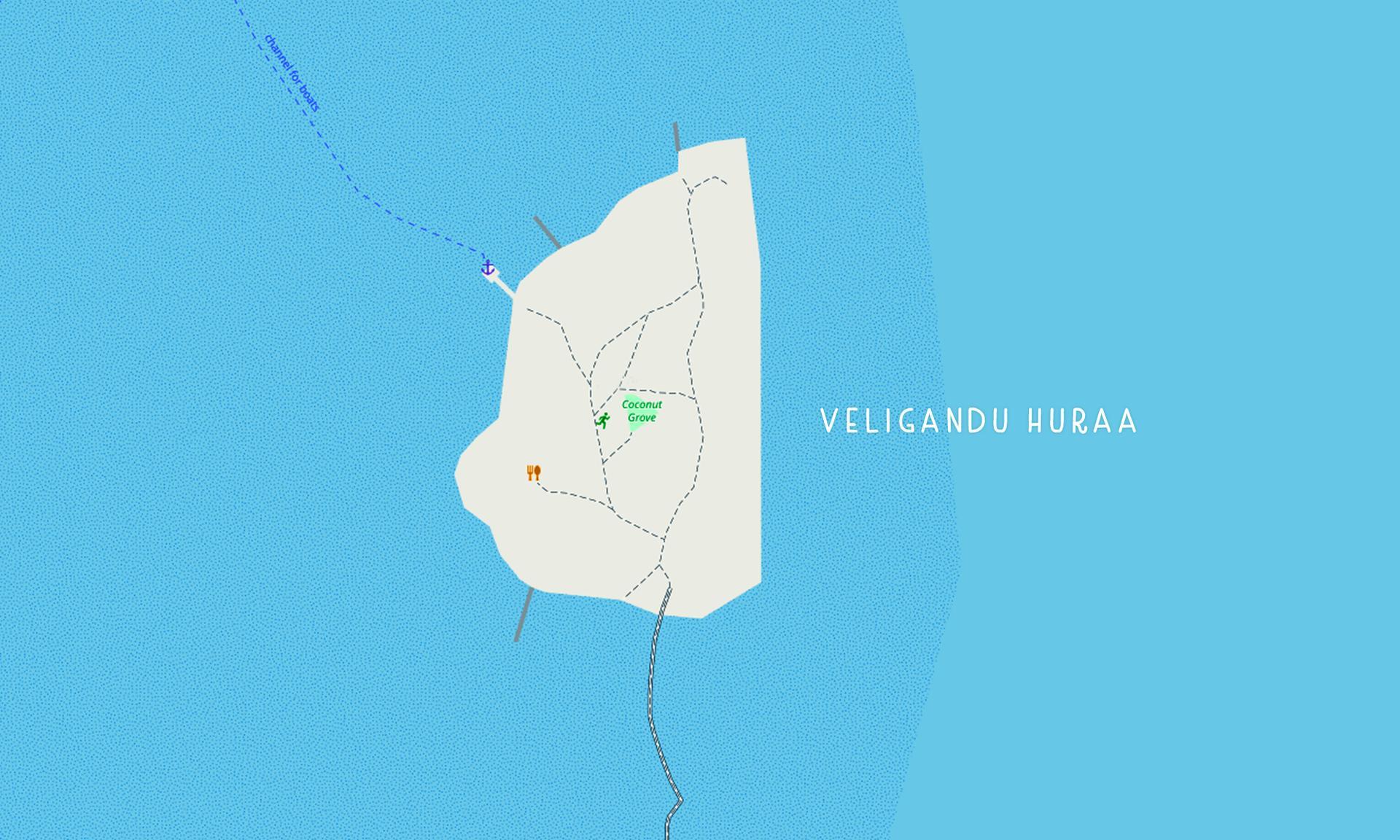 Map of the island