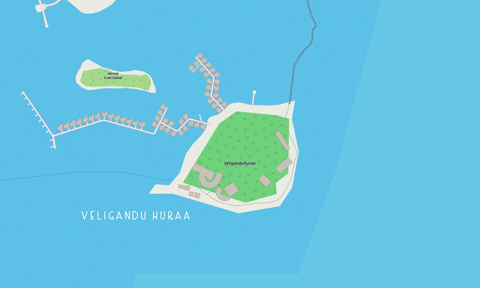 Map of the island